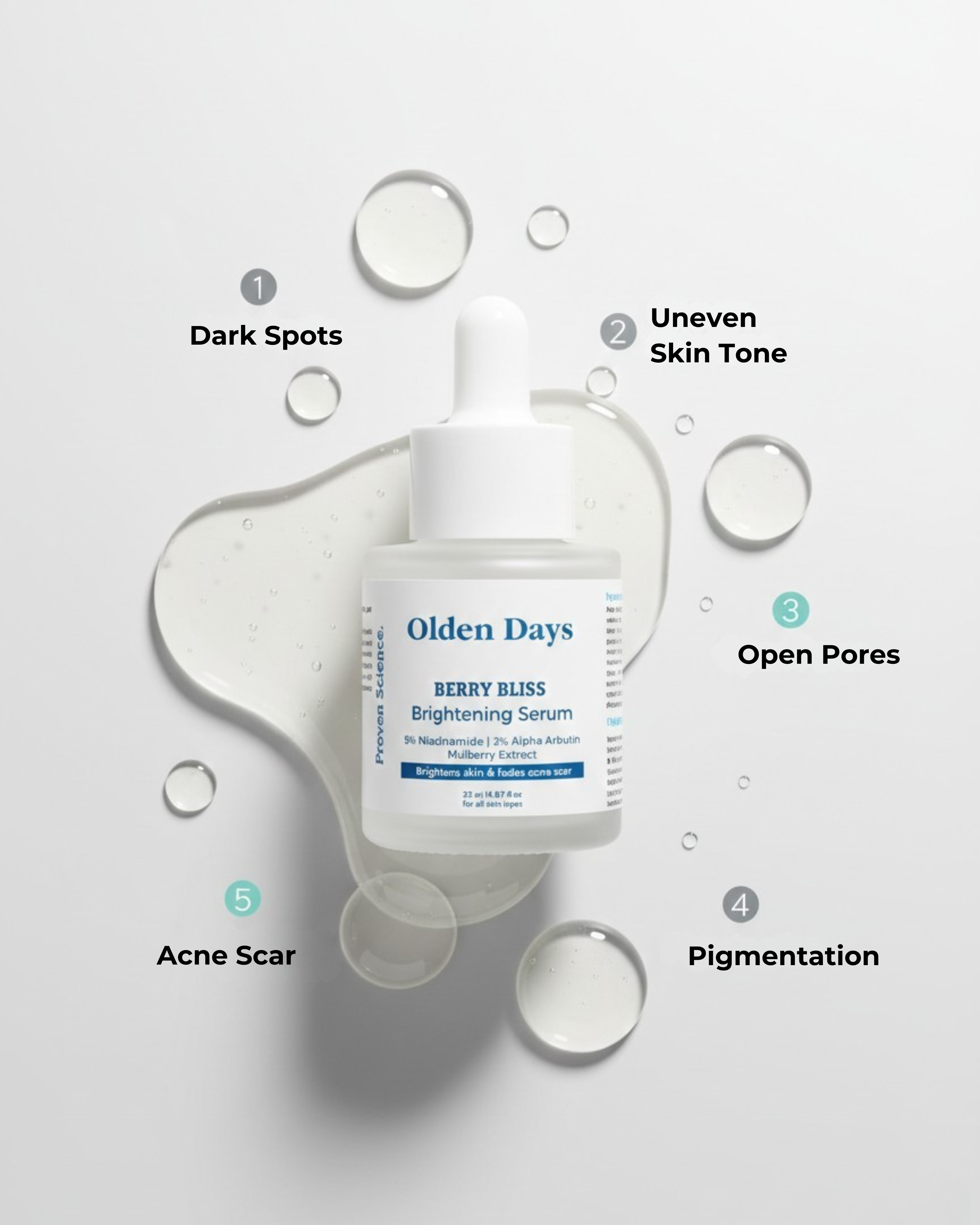 Berry Bliss Brightening Serum | 2% Alpha Arbutin and 5% Niacinamide