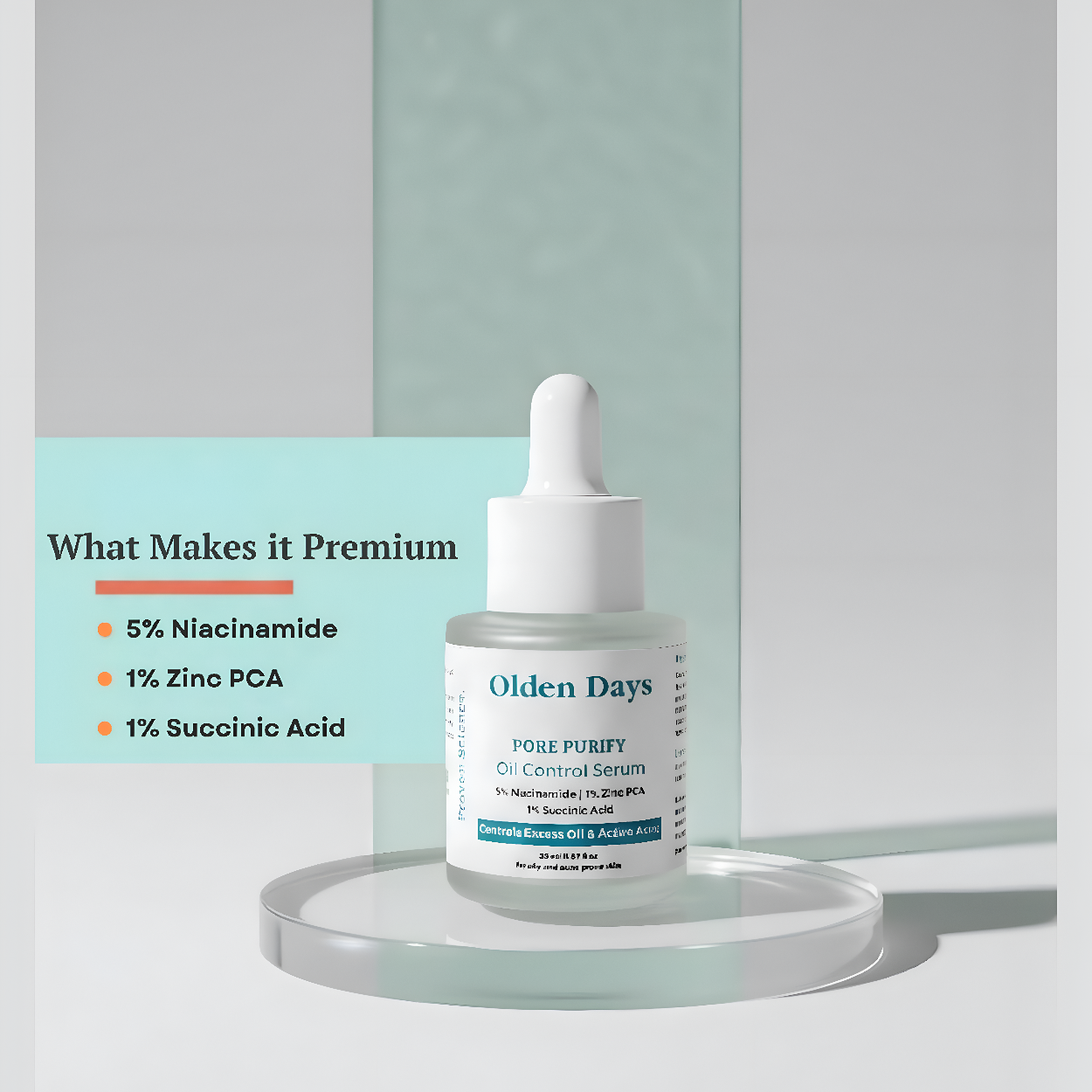 Pore Purify Oil Control Serum | 5% Niacinamide and 1% Zinc PCA