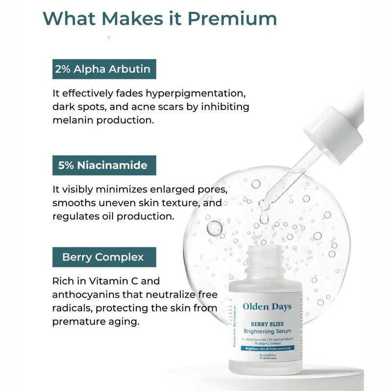 Olden Days serum benefits