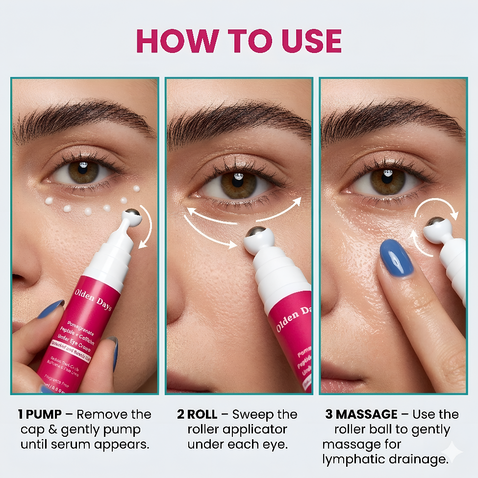 Pomegranate+Peptide Under Eye Cream (Controls Dark Circles)